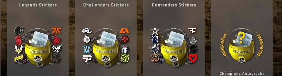 Cápsula de stickers CS:GO París Major