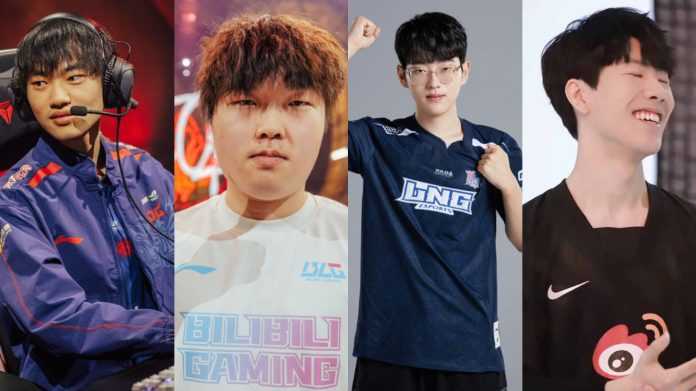 Los 4 representantes de la LPL para Worlds 2023