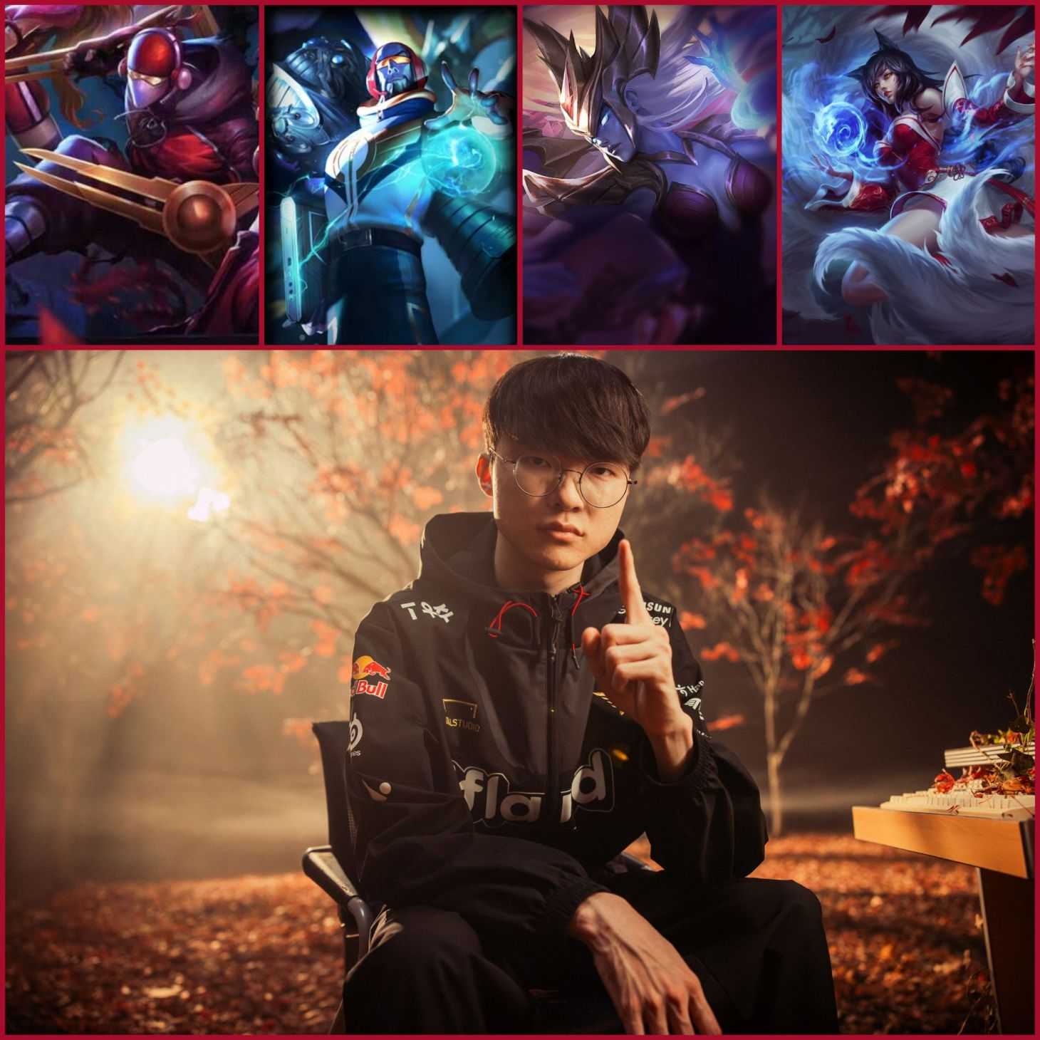 Faker skins de Worlds SKT T1