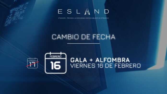 Cambio de fechas y venta entradas premios Esland 2024