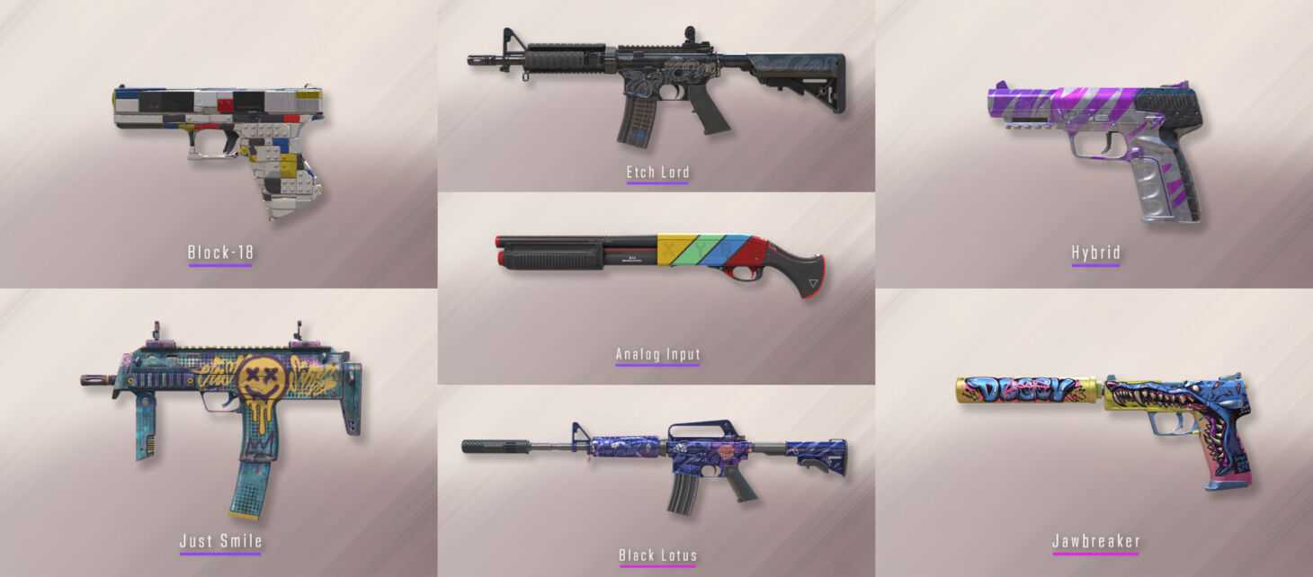 Nueva caja CS2 skins morada y rosas