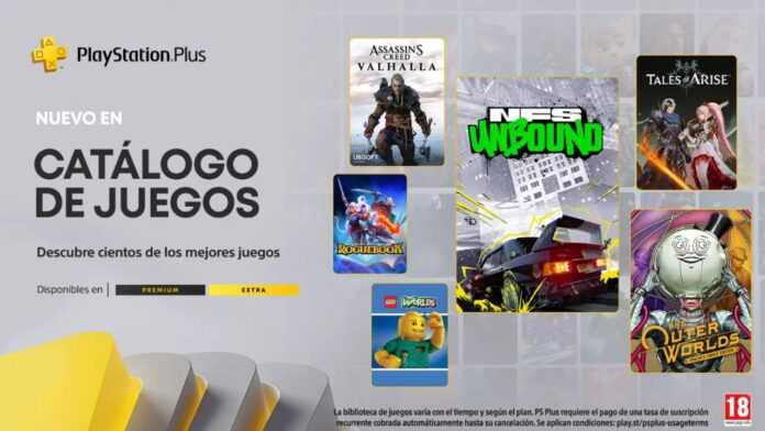 catálogo juegos PlayStation Plus febrero