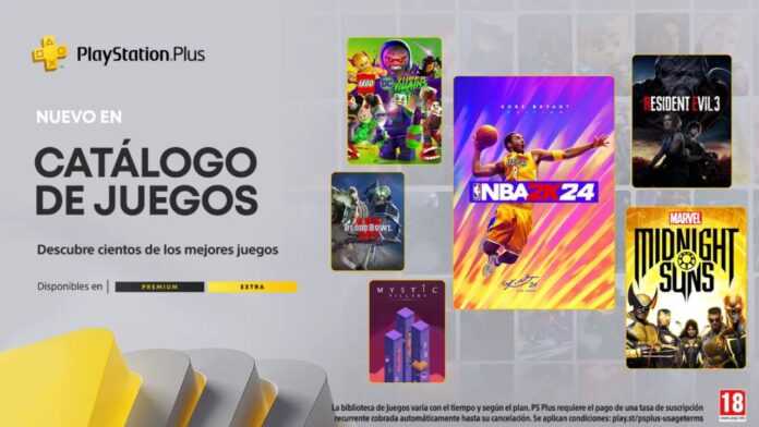 Catalogo juegos de marzo 2024