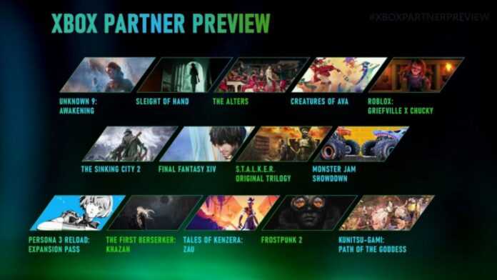 Xbox Partner Preview marzo 2024